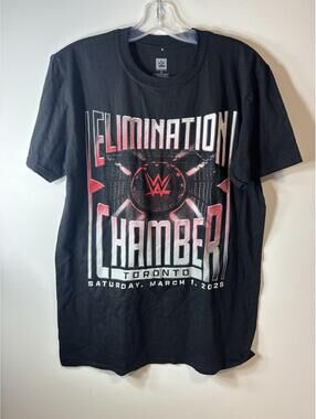 WWE Elimination Chamber 2025 Toronto T Shirt "I Was There" M Authentic